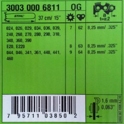 Chainsaw bar Stihl 37 cm...